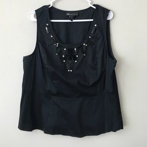 Awesome plus size peplum with great neck details